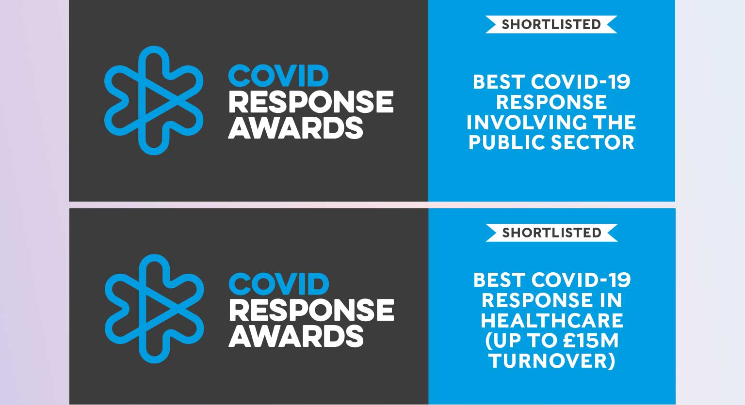 Banner for covid response awards